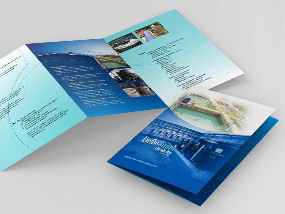 A3 custom brochure design and printing
